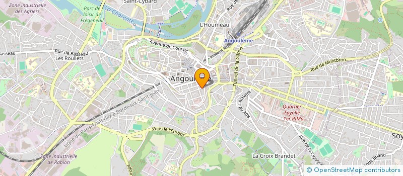 localisation de l'entreprise MADAME MEDELISE ELLIOT à ANGOULEME