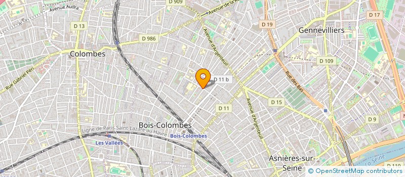 localisation de l'entreprise MADAME MEDELOME GENEPHATE MEDELOME GENEPHATE GANELA ESTHER TOBOULA à BOIS-COLOMBES