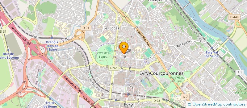 localisation de l'entreprise MADAME MEDIA ELMMAFEG à EVRY-COURCOURONNES