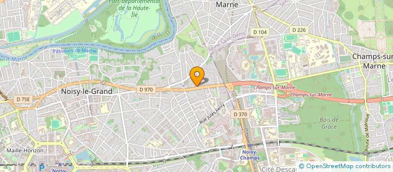localisation de l'entreprise MADAME MEDINA ABDELLICHE à NOISY-LE-GRAND