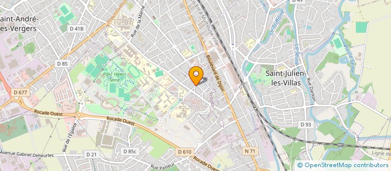 localisation de l'entreprise MADAME MEDINA DZHAMALDINOVA  TROYES