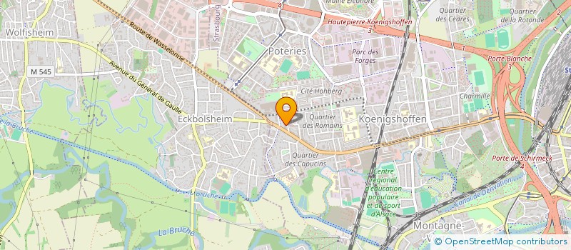 localisation de l'entreprise MADAME MEDINA THIAM à STRASBOURG