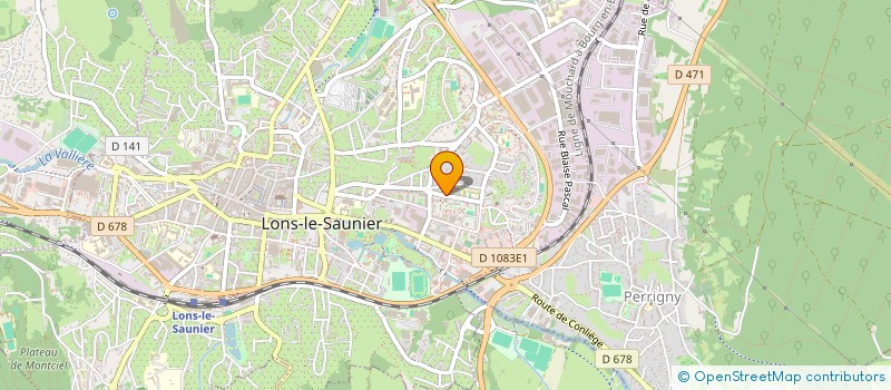 localisation de l'entreprise MADAME MEDINE IPEK  LONS-LE-SAUNIER