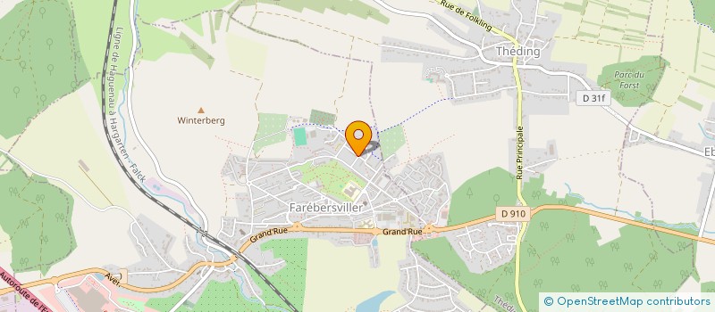 localisation de l'entreprise MADAME MEDINE YILMAZ  FAREBERSVILLER