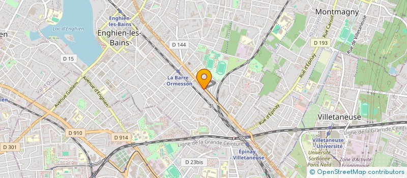 localisation de l'entreprise MADAME MEDJINE CASTOR  DEUIL-LA-BARRE