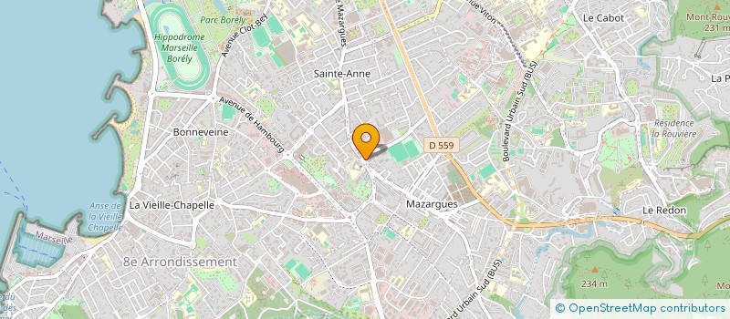 localisation de l'entreprise MADAME MEDOKBUTTI GUERRE  MARSEILLE