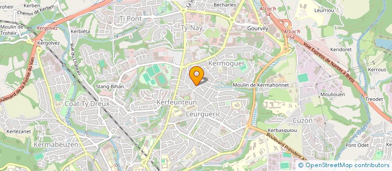 localisation de l'entreprise MADAME MEDORA MOSTAJO ESKUCHE à QUIMPER