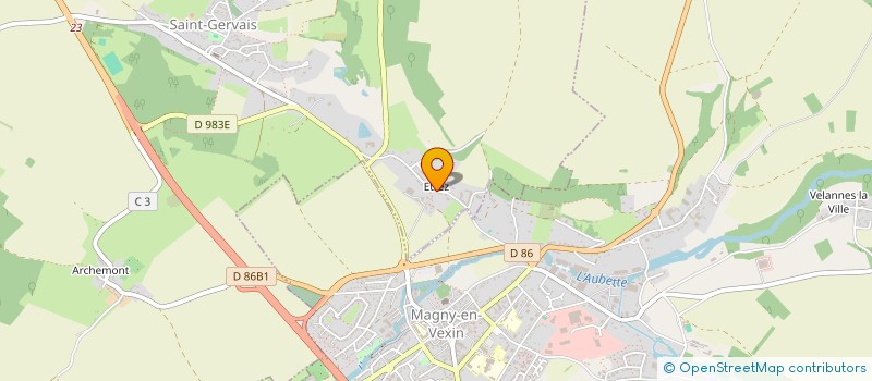 localisation de l'entreprise MADAME MEERA ELLA MANETTA  SAINT-GERVAIS