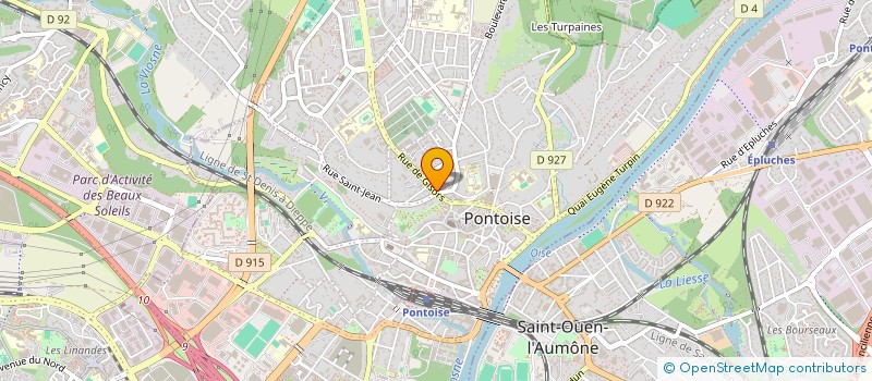 localisation de l'entreprise MADAME MEERA RAMFUL à PONTOISE