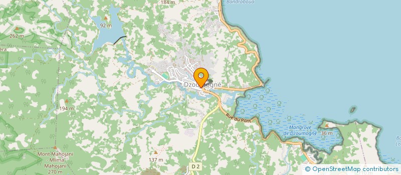 localisation de l'entreprise MADAME MEFOUZA ABDALLAH  BANDRABOUA