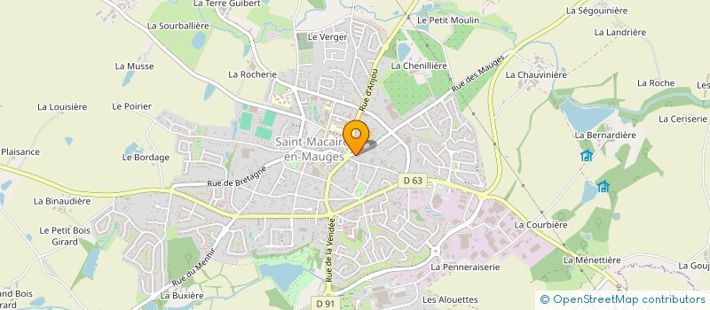 localisation de l'entreprise MADAME MEG-ANNE GUERRAULT  SEVREMOINE