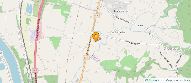 localisation de l'entreprise MADAME MEGAHNN PERRICHON  CLIOUSCLAT