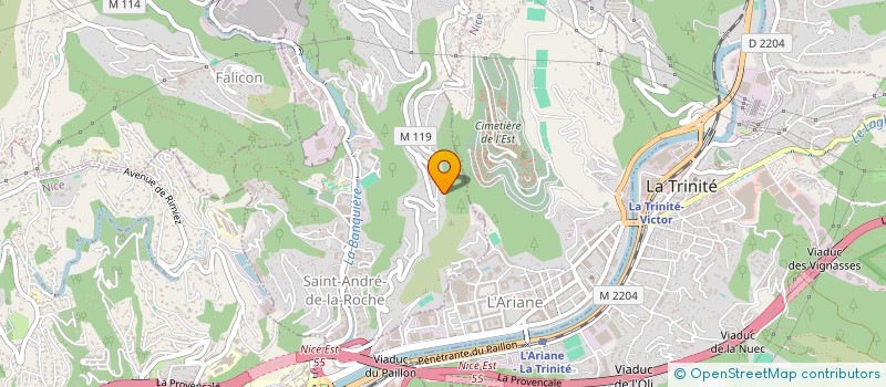 localisation de l'entreprise MADAME MEGAN BERETTA  SAINT-ANDRE-DE-LA-ROCHE