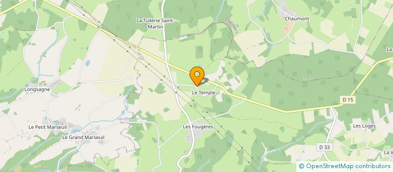 localisation de l'entreprise MADAME MEGAN CHILAUD  LE BOURG-D'HEM