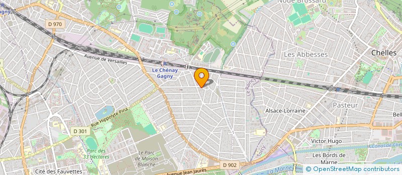 localisation de l'entreprise MADAME MEGAN COINTEMENT  GAGNY