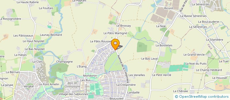 localisation de l'entreprise MADAME MEGAN COTEAU à PACE