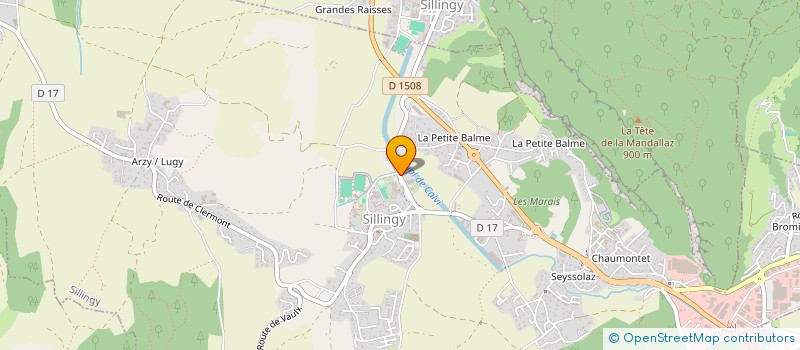 localisation de l'entreprise MADAME MEGAN FOURNIER  SEYSSEL