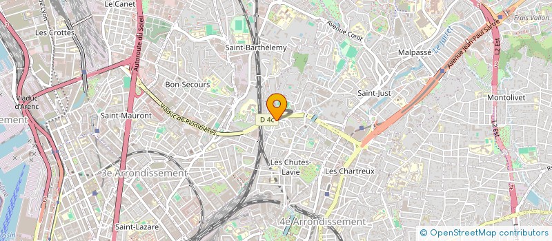 localisation de l'entreprise MADAME MEGAN GOUIN à MARSEILLE 4EME