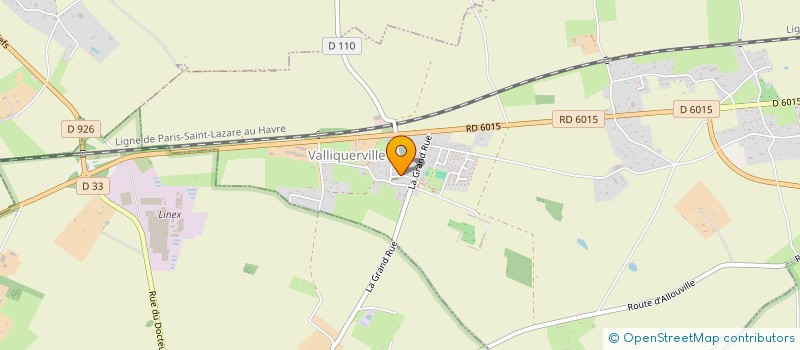 localisation de l'entreprise MADAME MEGAN ROBIN  VALLIQUERVILLE