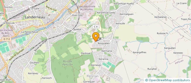 localisation de l'entreprise MADAME MEGAN SALAUN à LANDERNEAU