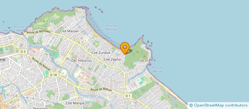 localisation de l'entreprise MADAME MEGAN SEUBE  CAYENNE