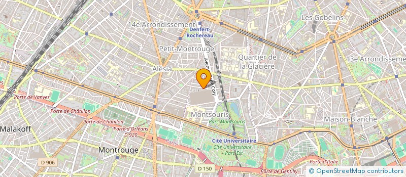 localisation de l'entreprise MADAME MEGAN SOLA  PARIS 14