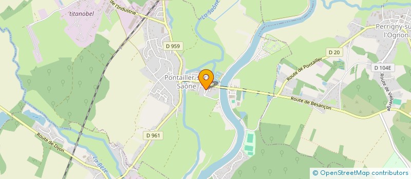 localisation de l'entreprise MADAME MEGAN VIARD  PONTAILLER-SUR-SAONE