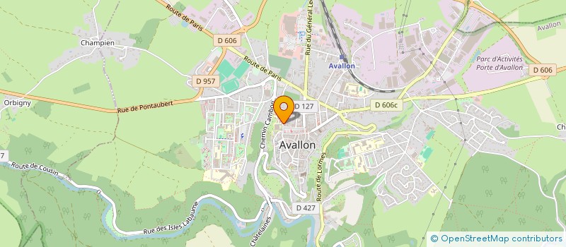 localisation de l'entreprise MADAME MEGANE ARTON à AVALLON