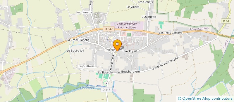 localisation de l'entreprise MADAME MEGANE BAILLY  LOIRE-AUTHION