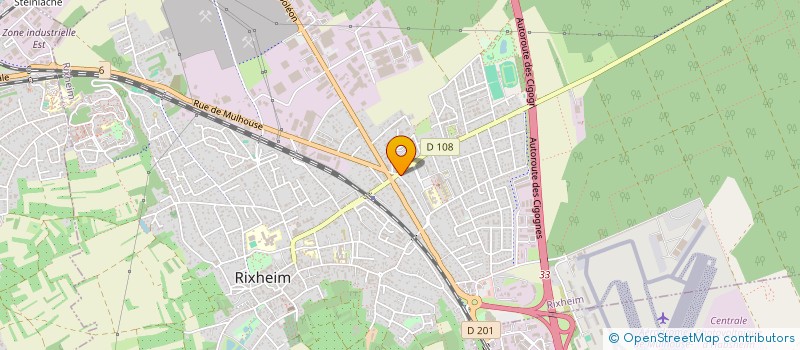 localisation de l'entreprise MADAME MEGANE BISCHOFF  RIXHEIM