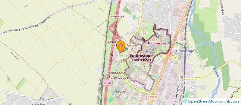 localisation de l'entreprise MADAME MEGANE BODIN  CHASSENEUIL-DU-POITOU