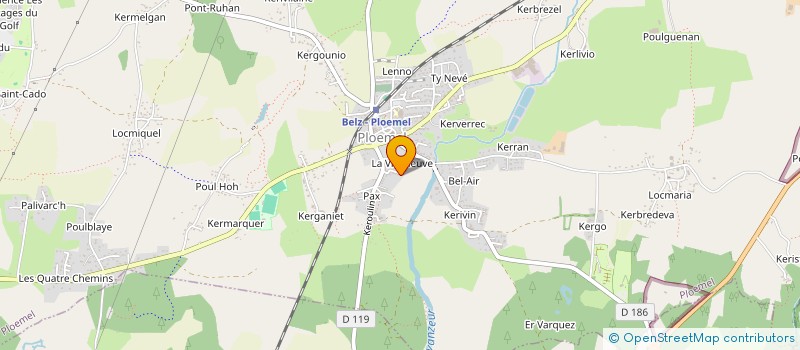 localisation de l'entreprise MADAME MEGANE BOUVIER  PLOEMEL