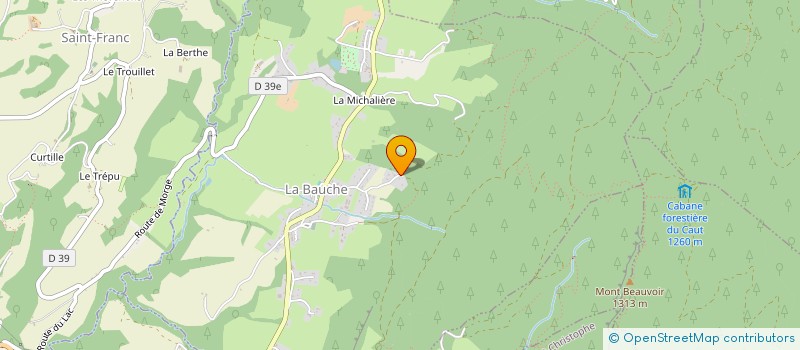 localisation de l'entreprise MADAME MEGANE BROUSSARD  LA BAUCHE