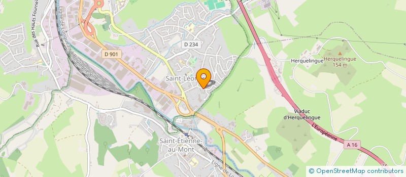 localisation de l'entreprise MADAME MEGANE CAPRON  SAINT-LEONARD