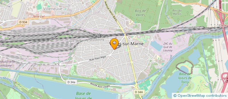 localisation de l'entreprise MADAME MEGANE CARVALHO  VAIRES-SUR-MARNE