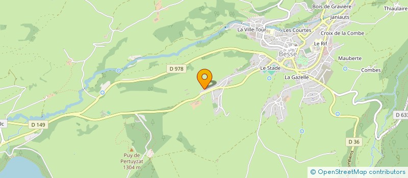 localisation de l'entreprise MADAME MEGANE CHEMIN  BESSE-ET-SAINT-ANASTAISE