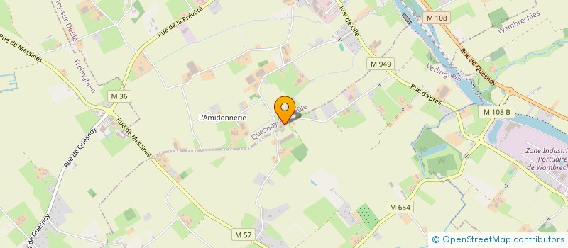 localisation de l'entreprise MADAME MEGANE CHUIN à QUESNOY-SUR-DEULE