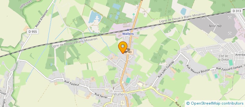 localisation de l'entreprise MADAME MEGANE COPIN  WALLERS