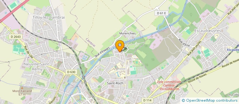 localisation de l'entreprise MADAME MEGANE COQUELET  CAMBRAI