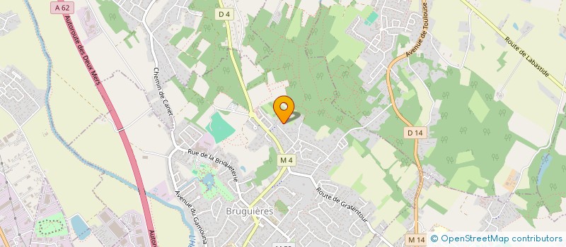 localisation de l'entreprise MADAME MEGANE COUDERC  BRUGUIERES