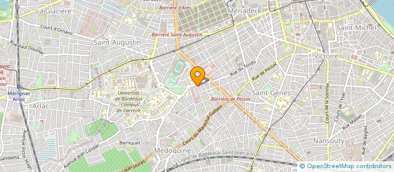 localisation de l'entreprise MADAME MEGANE CROZES  BORDEAUX