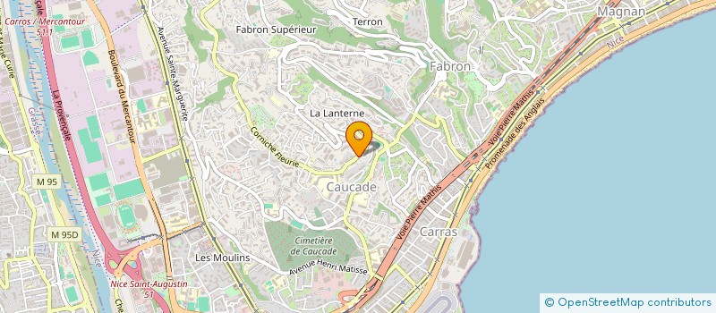 localisation de l'entreprise MADAME MEGANE DANIEL à NICE