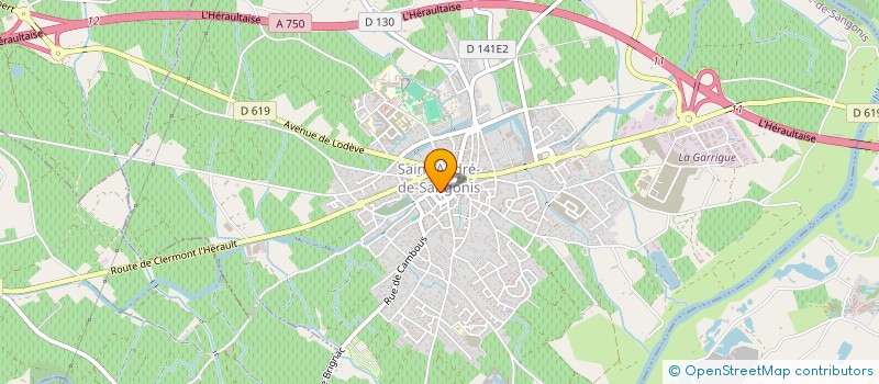 localisation de l'entreprise MADAME MEGANE DEBOIS  SAINT-ANDRE-DE-SANGONIS