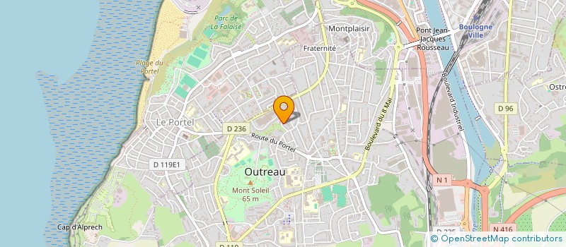 localisation de l'entreprise MADAME MEGANE DEMBRONT  OUTREAU