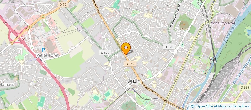 localisation de l'entreprise MADAME MEGANE DEPASSE  ANZIN