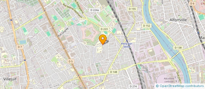 localisation de l'entreprise MADAME MEGANE DESBARRE  VITRY-SUR-SEINE