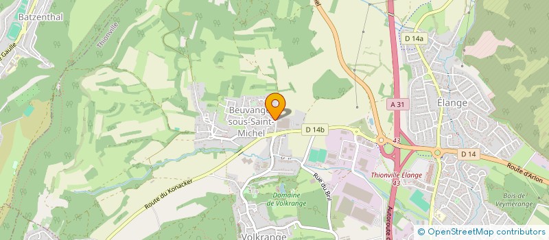 localisation de l'entreprise MADAME MEGANE DIEDRICH  THIONVILLE