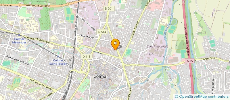 localisation de l'entreprise MADAME MEGANE DOLBERT  COLMAR
