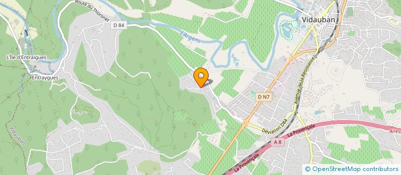localisation de l'entreprise MADAME MEGANE DORE  VIDAUBAN