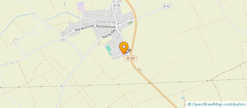 localisation de l'entreprise MADAME MEGANE DUARTE PEREIRA  CHENOISE-CUCHARMOY